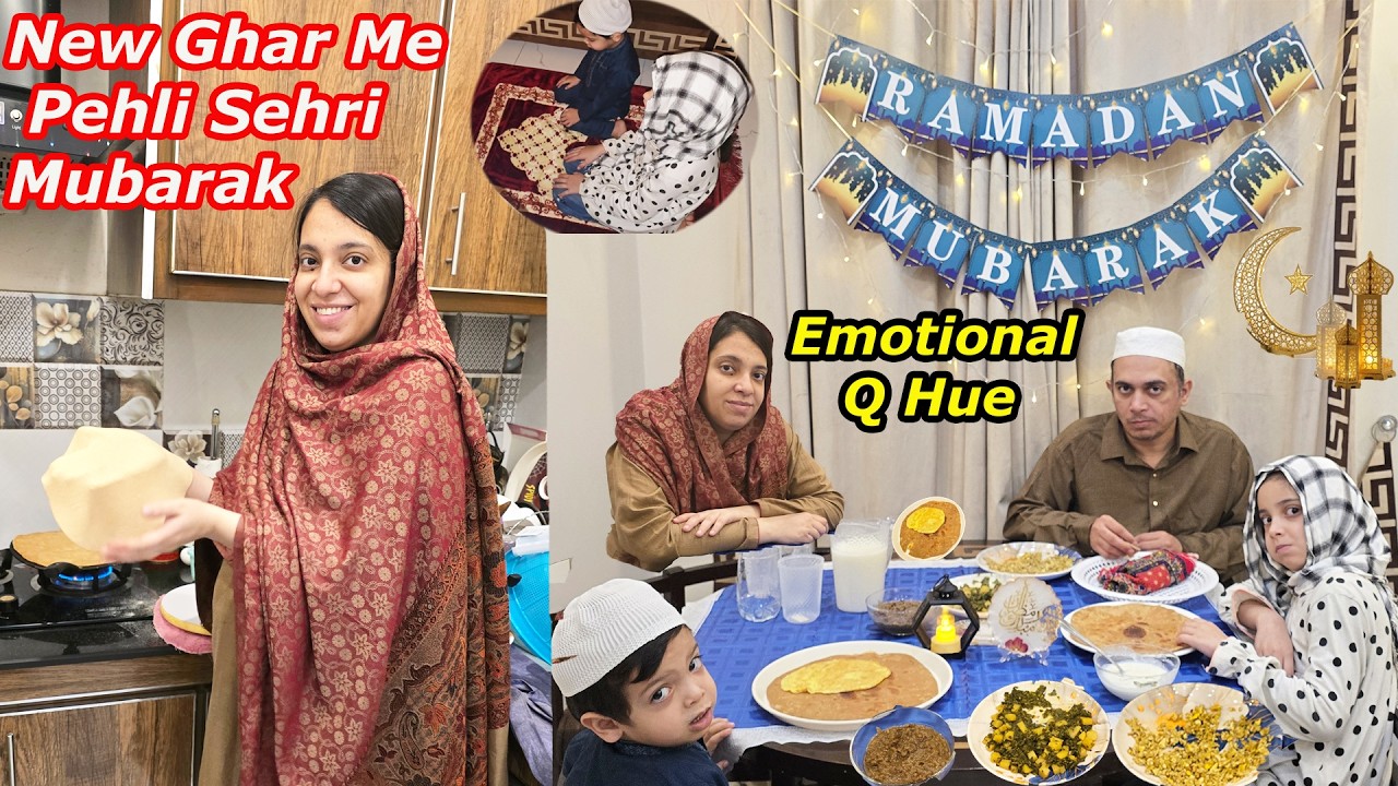 Pehli Sehri New Ghar Me Akely Ki Or Kis Ko Yaad Kar K Emotional Hue🌙 | Sehri Me Kia Special Bnaya