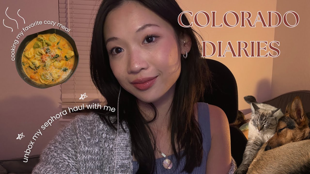 Colorado Diaries | cooking my fav cozy meal, my Sephora HAUL, bake with me, little house project 🏠