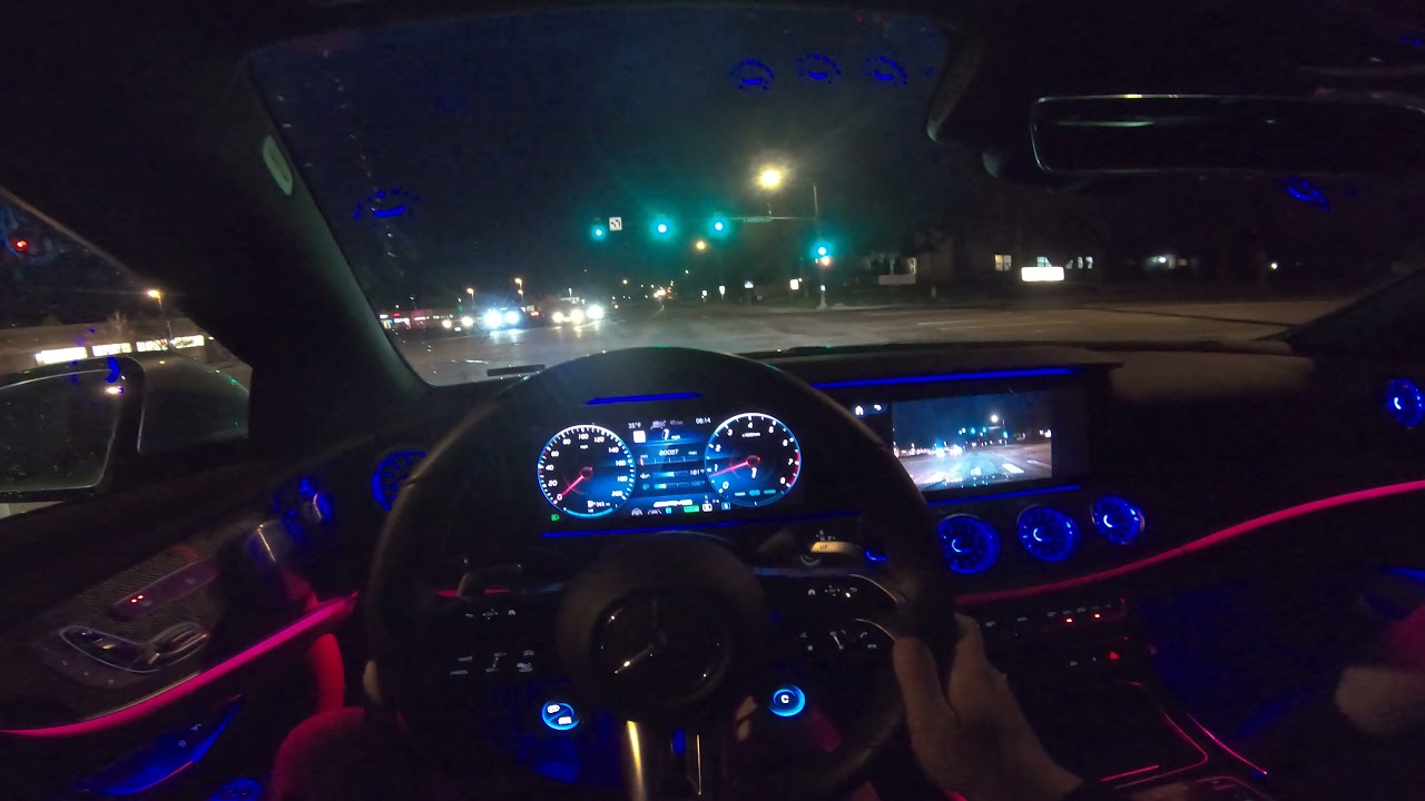 2021 Mercedes E53 AMG Coupe POV Night Drive