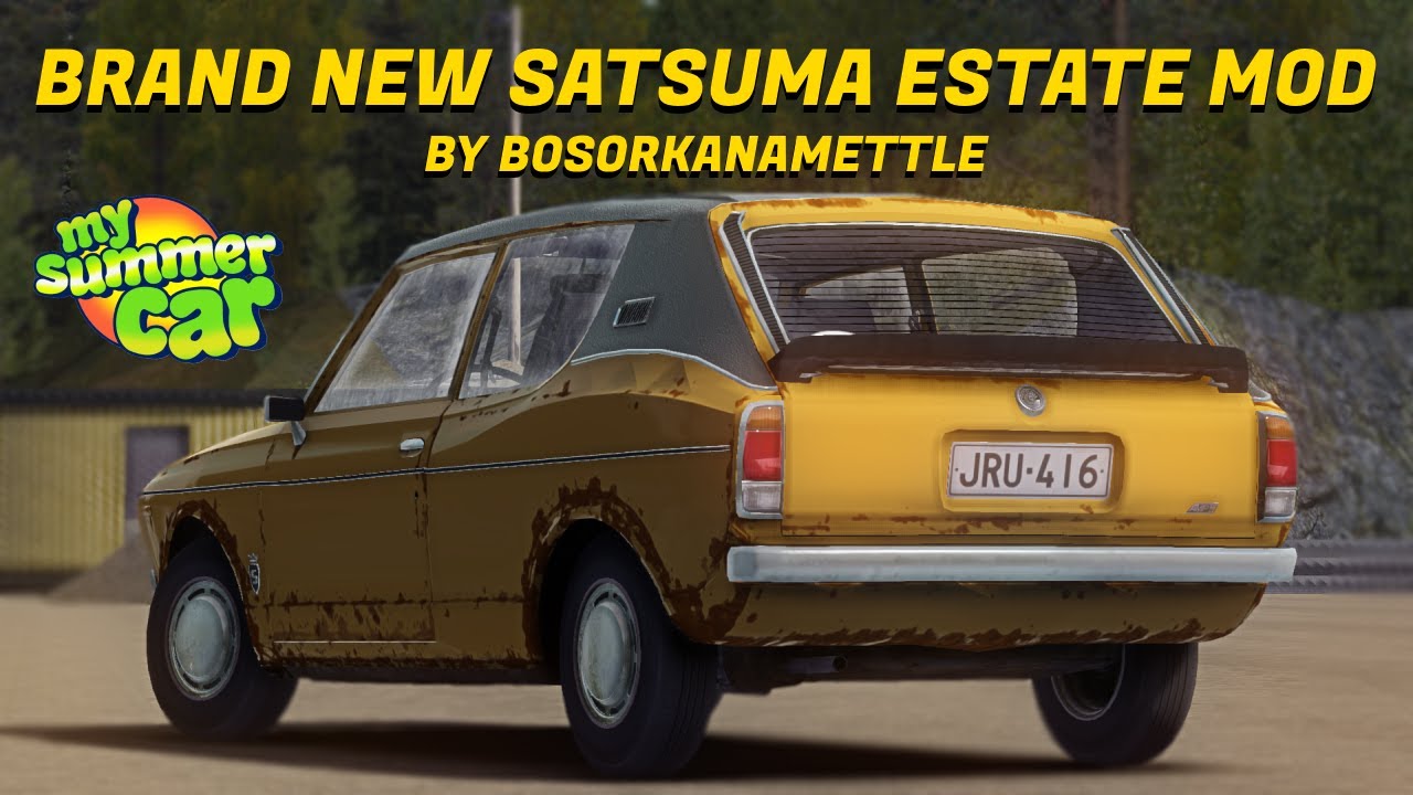Brand New Satsuma Estate Mod Trailer - My Summer Car