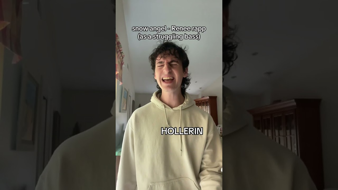 Snow Angel (as a Struggling Bass) by Renee Rapp  #cover #singing #reneérapp