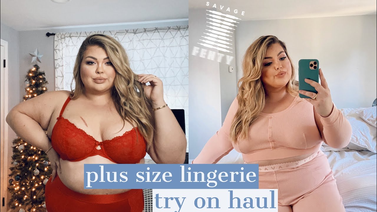 Plus Size Lingerie Haul + Try-On | Savage x Fenty