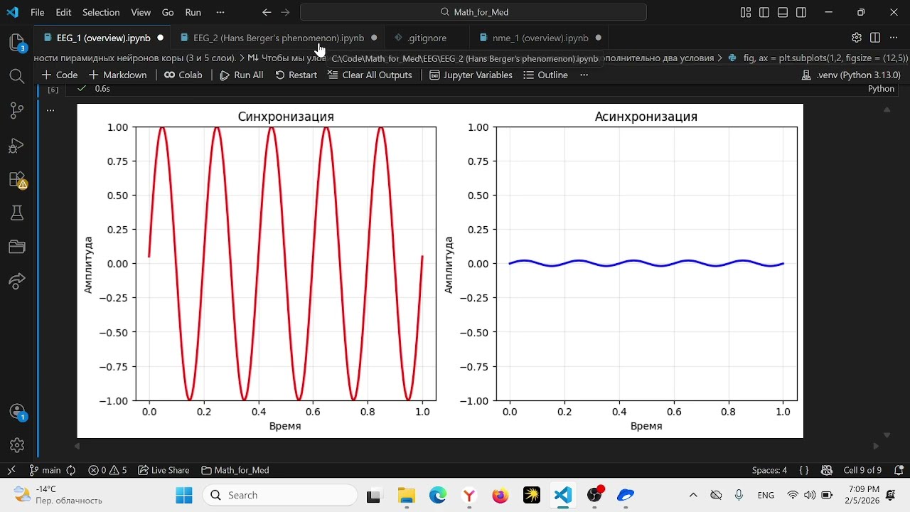 Биофизика ЭЭГ. Основы анализа ЭЭГ. Феномен Бергера.