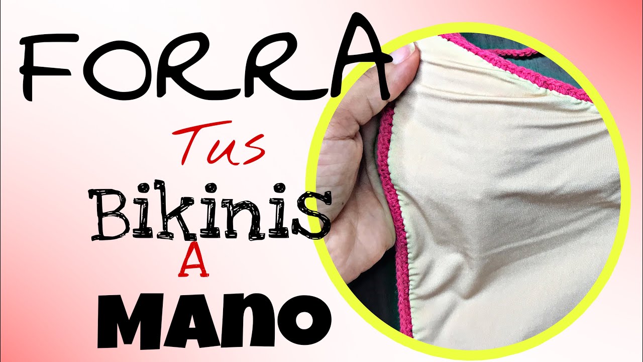Como forrar TRAJE de BAÑO/crochet sin máquina Pattern & Tutorial DIY