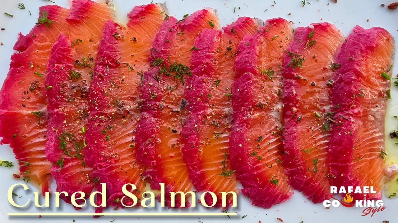 Amazing Cured Salmon GRAVLAX | Beet & Vodka