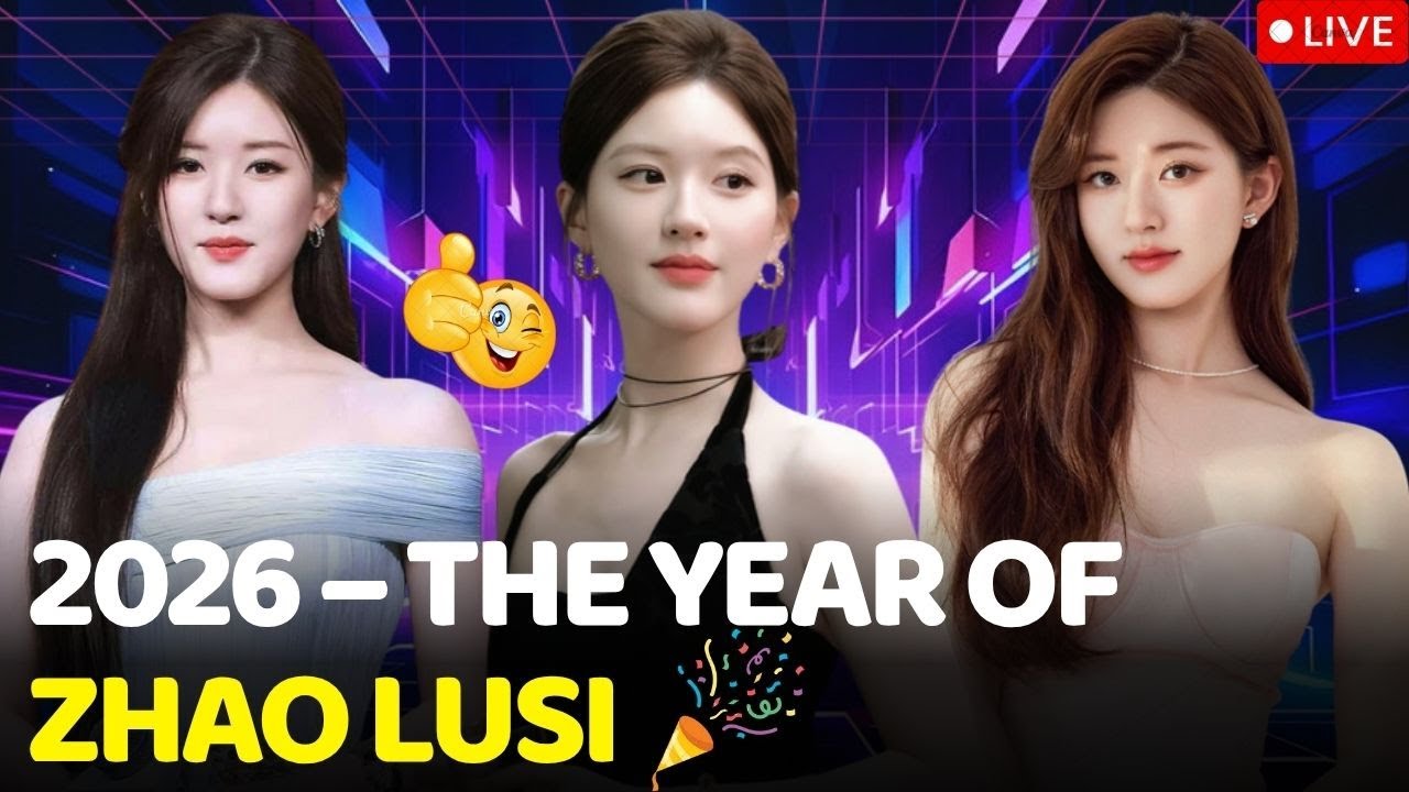 🔥 Breaking News: Official Prediction — Zhao Lusi to Become China’s Top Actress in 2026 🌟