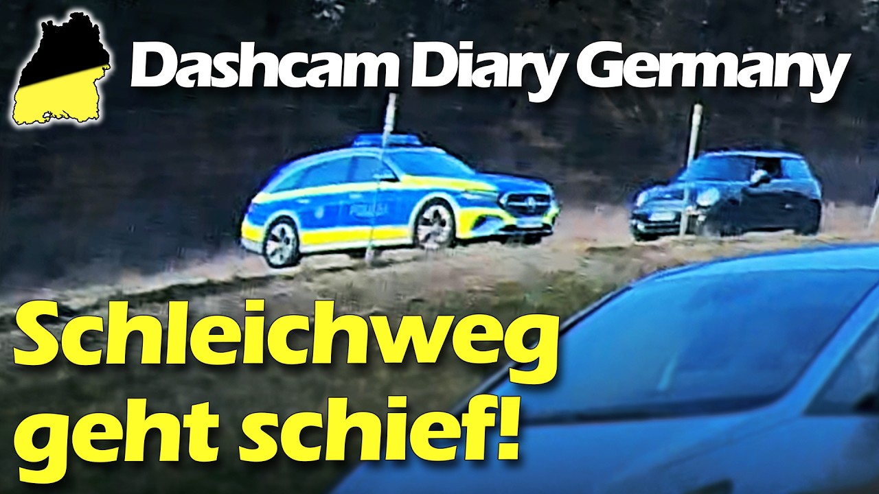 Stau-Umfahrer von Polizei gestoppt, Irrer Raser &uuml;ber Standstreifen // Dashcam Diary Germany #38 2026