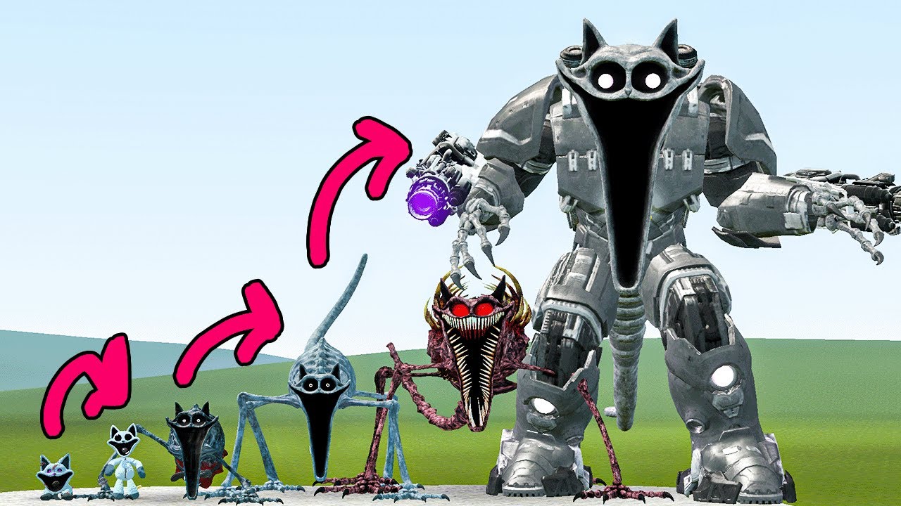 NEW EVOLUTION OF GREY CATNAP POPPY PLAYTIME CHAPTER 3 In Garry's Mod