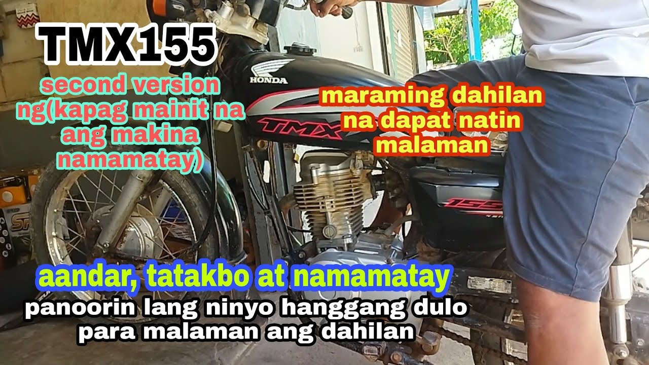 TMX155 aandar,tatakbo at namamatay. ano ang problima, panoorin hanggang dulo.
