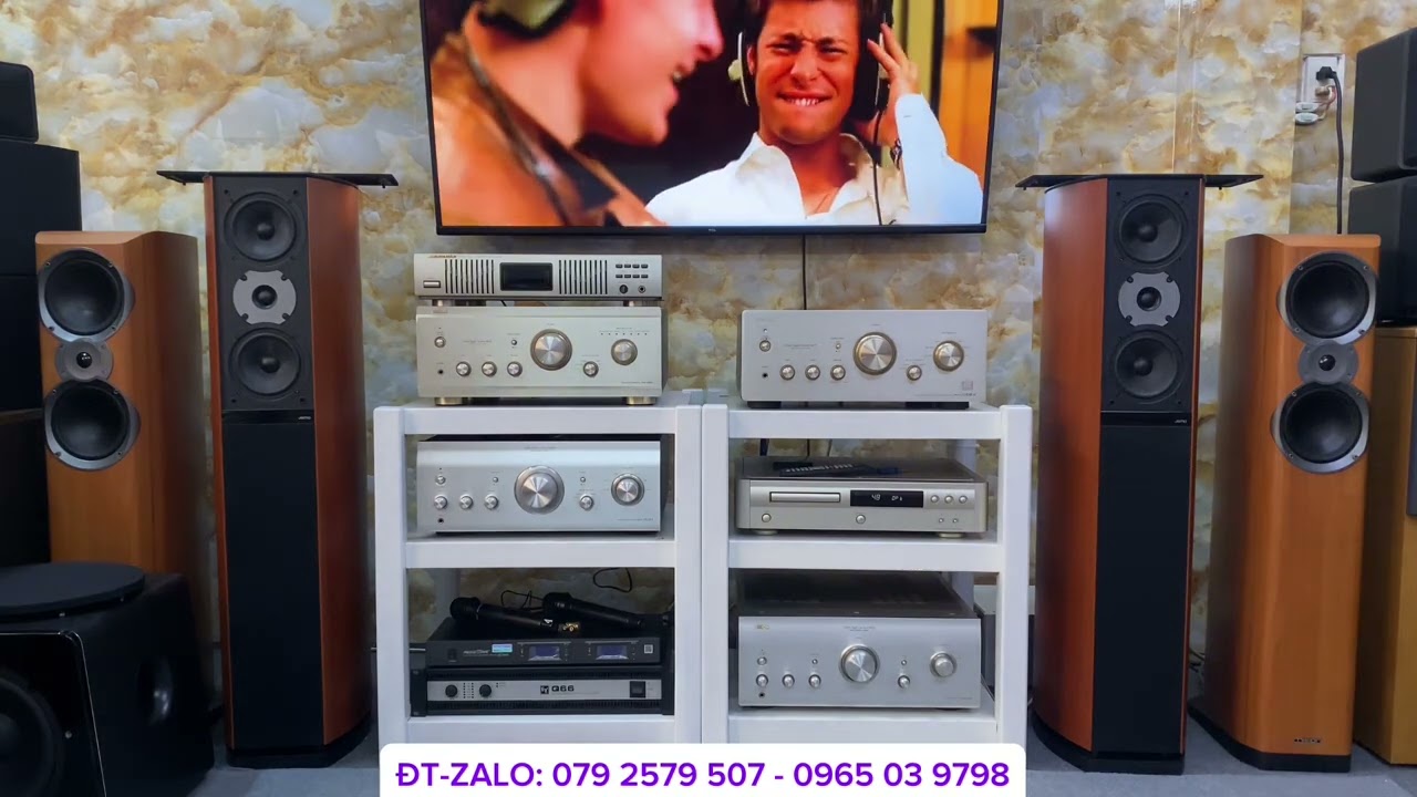 Test loa Jamo d590 kết hợp với Denon S10iii Limited chạy nền nhạc YouTube