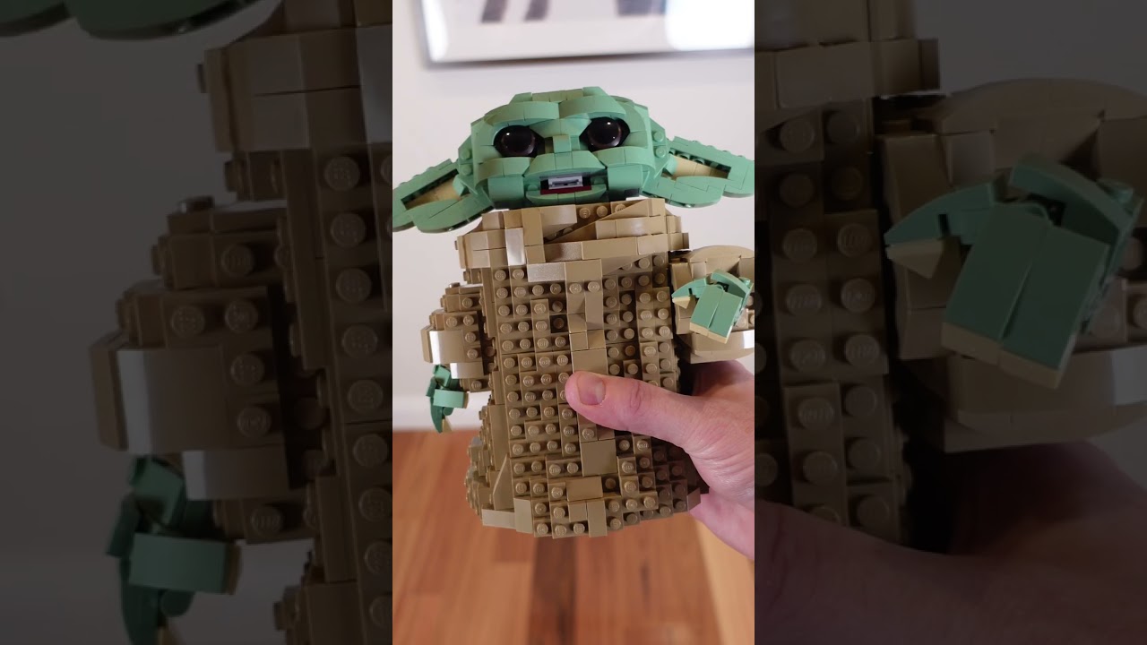 Jak obiecaliśmy, faktycznie upuściliśmy ten zestaw LEGO Baby Yoda z Gwiezdnych Wojen #szorty #man...