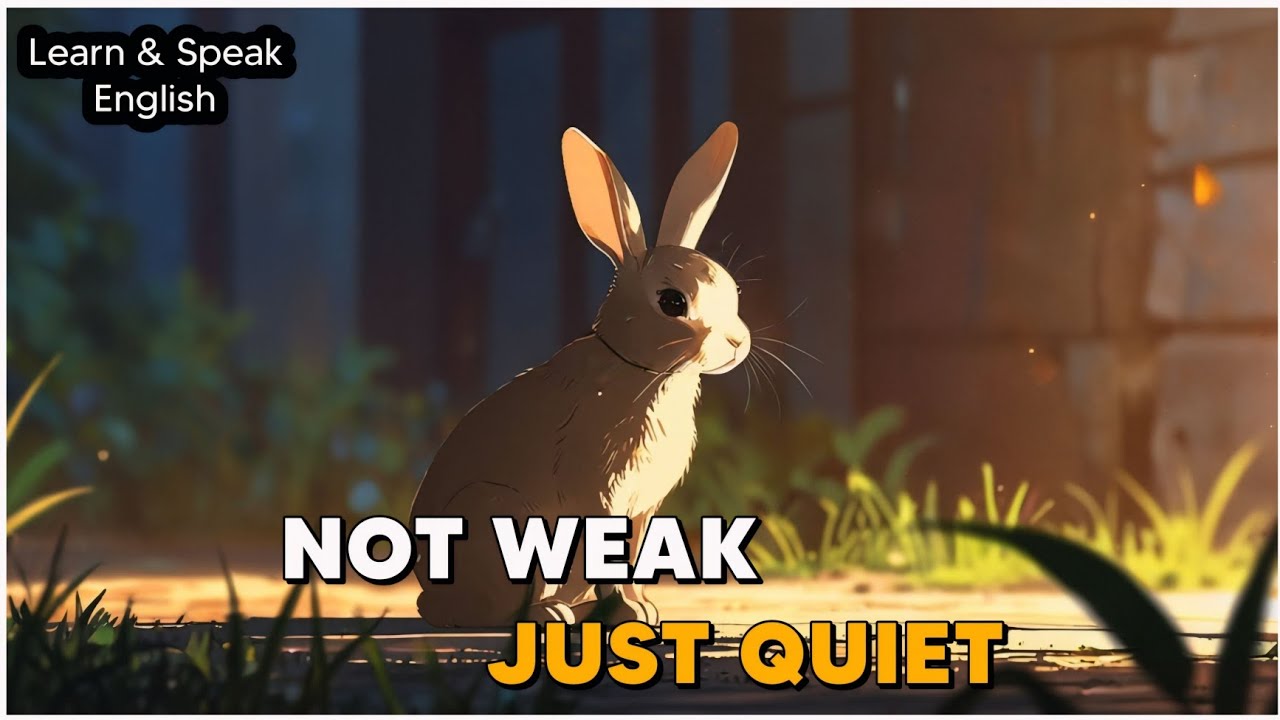 You Were Never Weak — You Were Just Quiet | Motivational Story | Speak English 