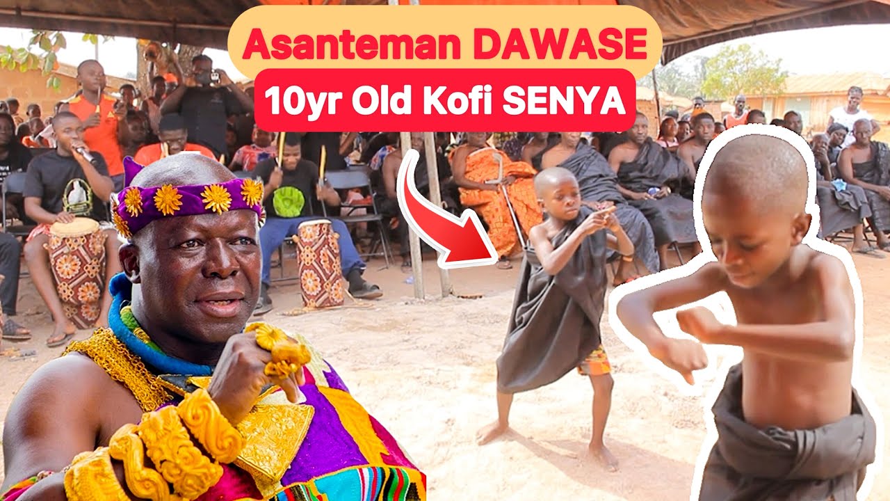 ASANTEMAN DAWASE KOFI SENYA! 10yr Old Boy Interprets ‘KETE’ With a Dance