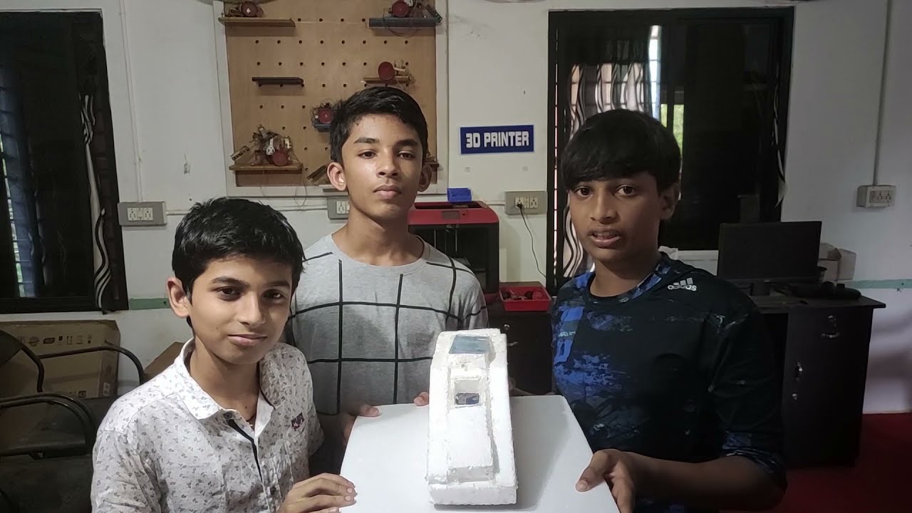Solar Magnetic Car by Athul Nath,Amith Ashokan and Nasheeh,GHSS Pulamanthole