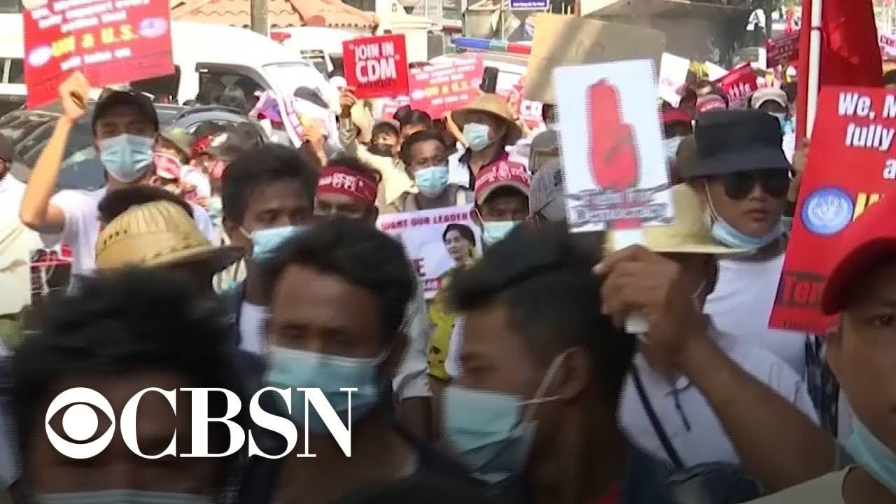 WorldView: Diplomatic pressure on Myanmar; Protests in Barcelona