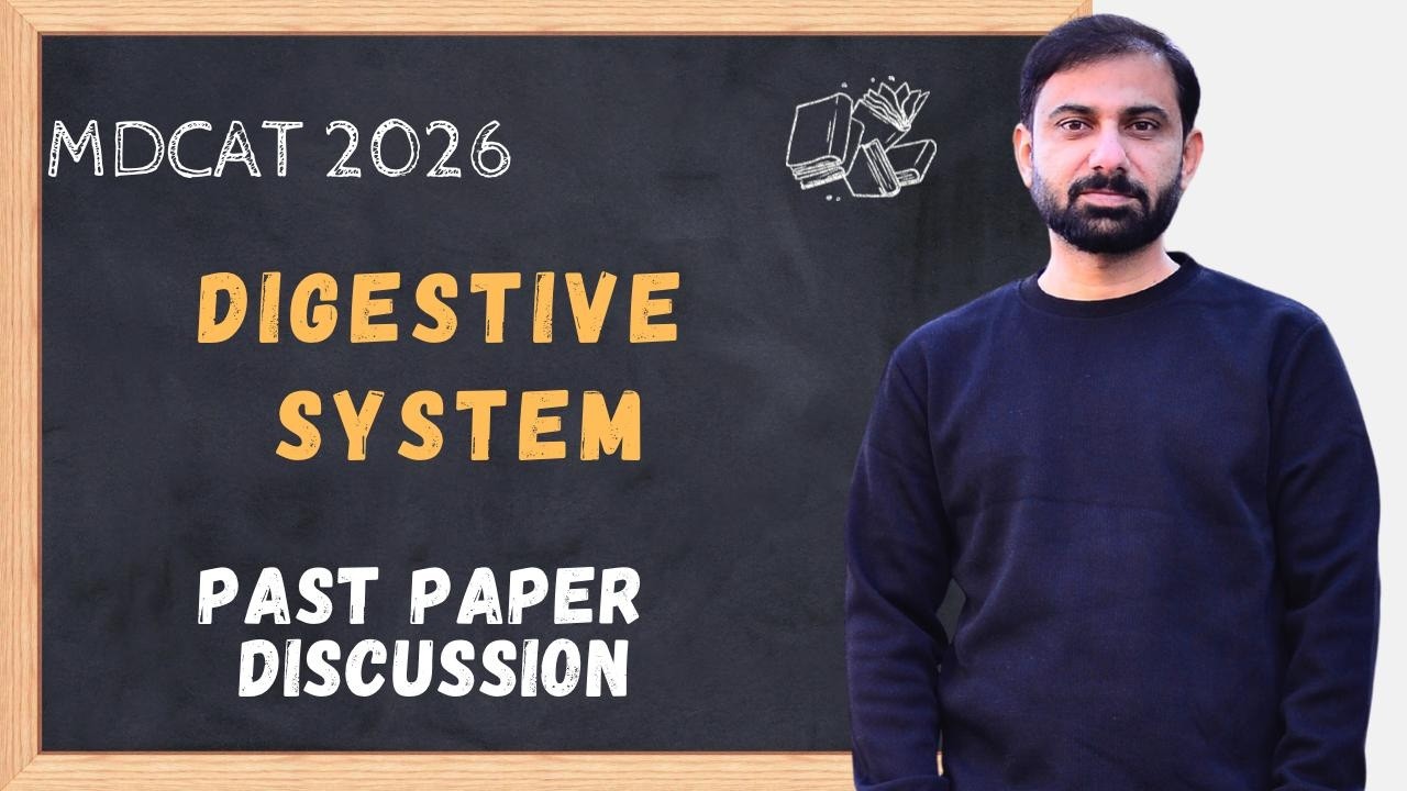 MDCAT 2026 | Past Papers Discussion on Human Digestive System | Dr Sohail