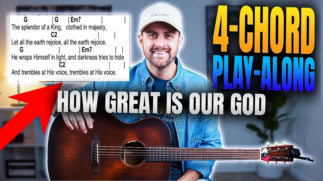 How Great is Our God  || 4-Chord Play-Along with Chords, Lyrics, and Strumming!