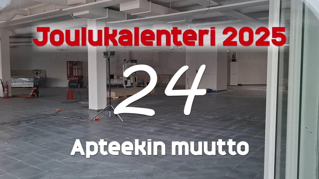 Korson apteekin muutto ja puretut liikerakennukset – Joulukalenteri 2025 - 24
