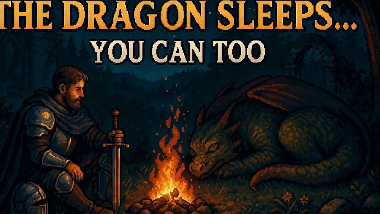 The Dragon Sleeps... You Can Too | Relaxing Medieval Fantasy Music for Sleep & Peace