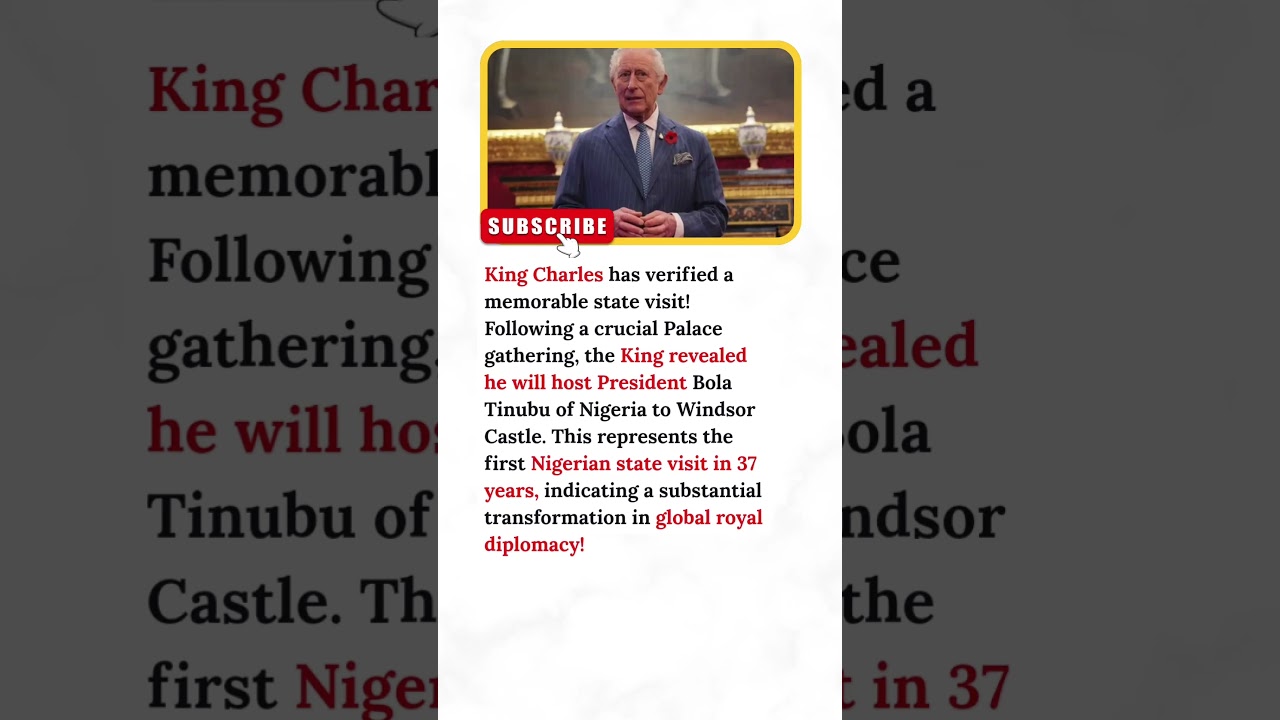 BREAKING: King Charles Issues Fresh Statement Confirming Upcoming State Visit!