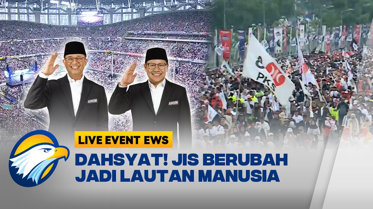 Begini Pemandangan Jutaan Pendukung AMIN di JIS