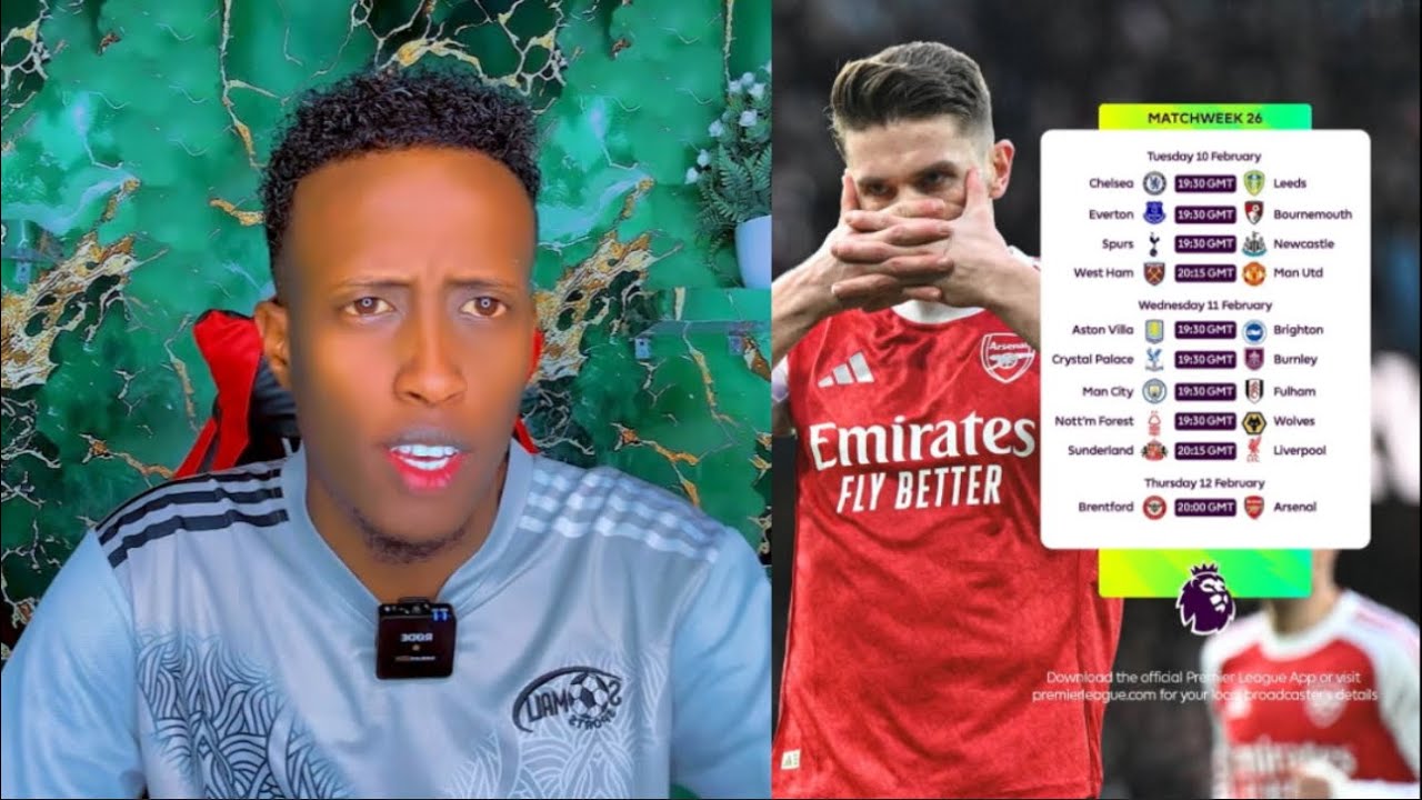 Saadaasha & Falanqeynta Kulamada Premier League, Man United Chelsea Man City Liverpool & Arsenal 