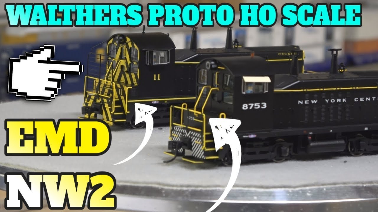 Обзор коммутатора Walthers Proto HO EMD NW2 – демонстрация модели поезда Loksound DCC и DC Ready