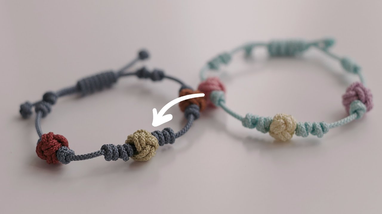 가락지 매듭 만들기 (feat. 놀면뭐하니 전통매듭 팔찌) Making Korean Traditional Knots