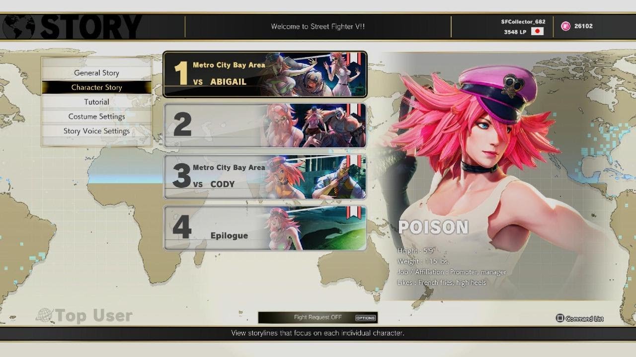 Street Fighter 5 Champion Edition - Poison Story Mode (4K Ultra HD)