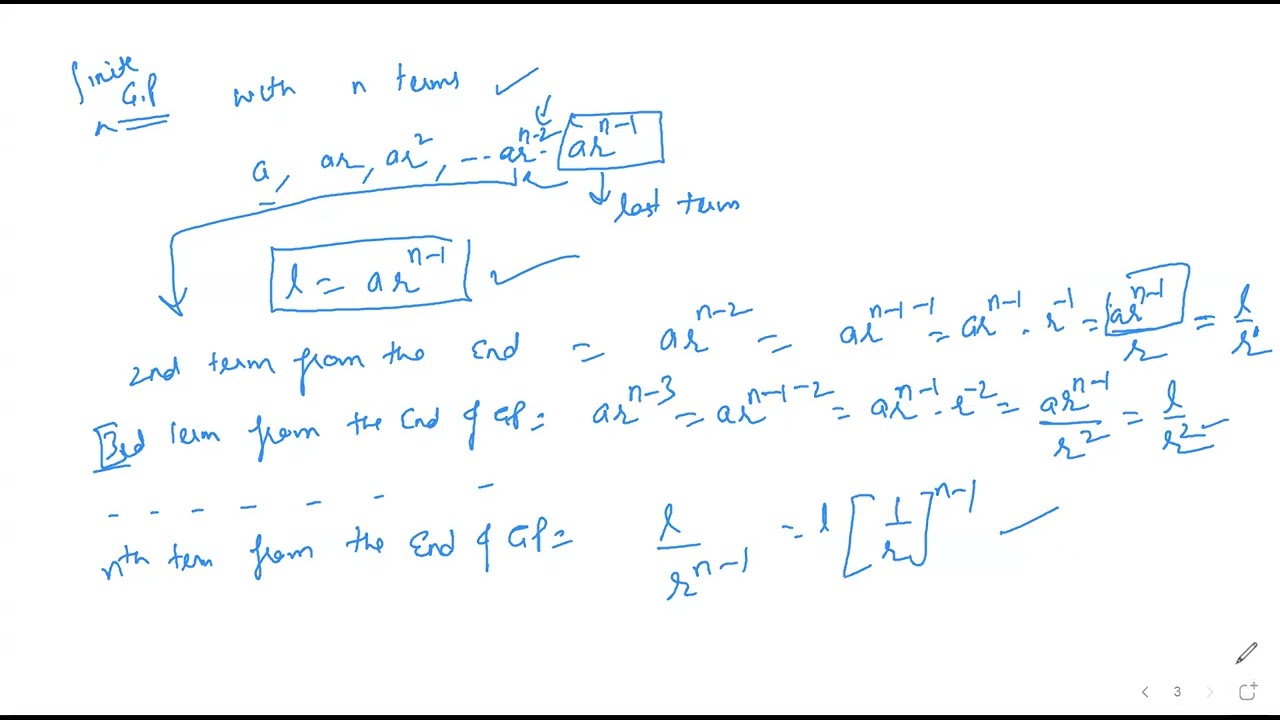 Introduction to Geometric Progression. PART I