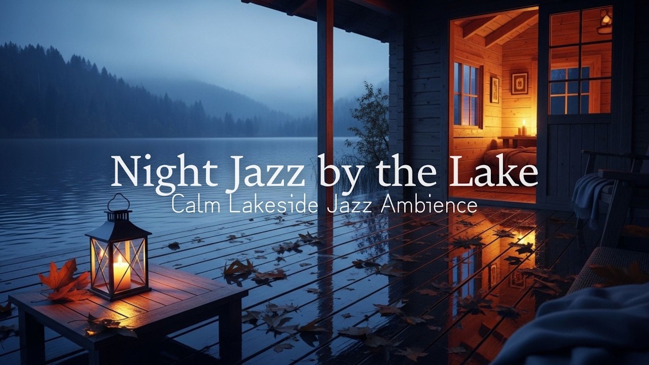 Night Jazz by the Lake 🌙🎷 | Smooth Jazz for Relaxing Night Atmosphere