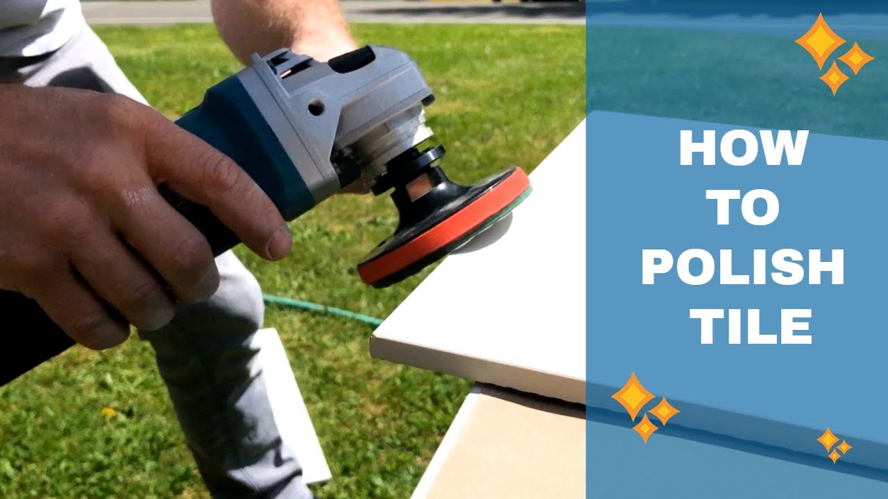 How to polish tile - (creating a factory edge)