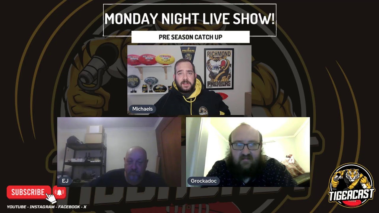 Monday night LIVE Show - State of Origin and Richmond chat!