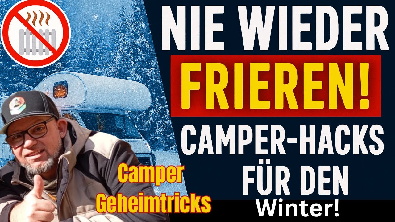 WINTERCAMPING: Mit DIESEN Camper-Hacks wirst DU nie wieder frieren
