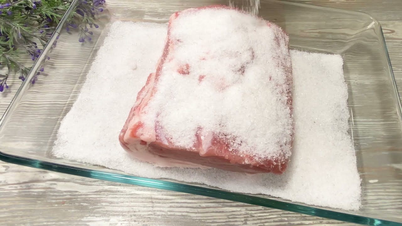 Basturma vom Schweinelende! Sie werden den im Laden gekauften Speck f&uuml;r immer vergessen!