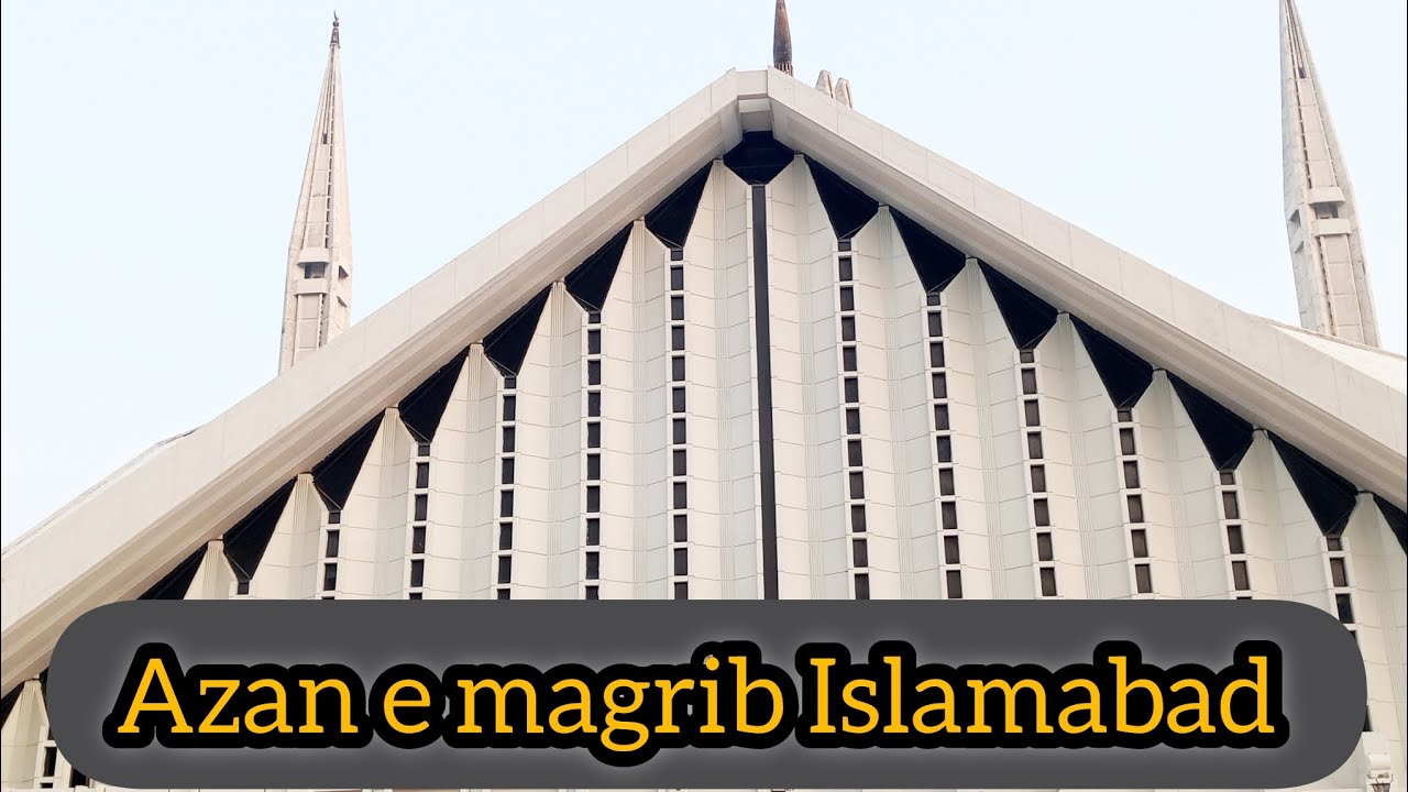 Dil ka sakoon !Azan e magrib! Faisal masjid Islamabad #fruite_mandi #viralvideos