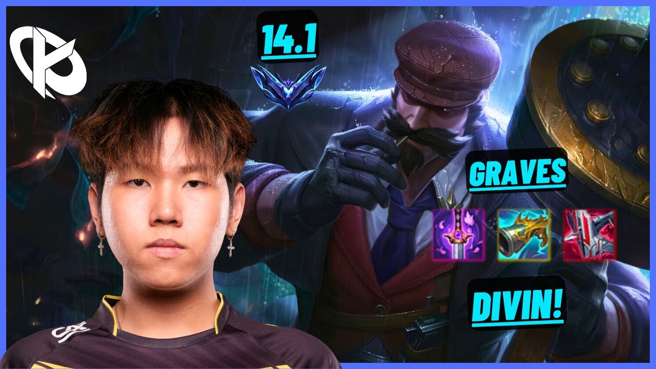 KC BO & KC SAKEN: GRAVES VS ELISE (JGL) DOUBLE KILL, DIVIN - EUW DIAMOND - PATCH 14.1