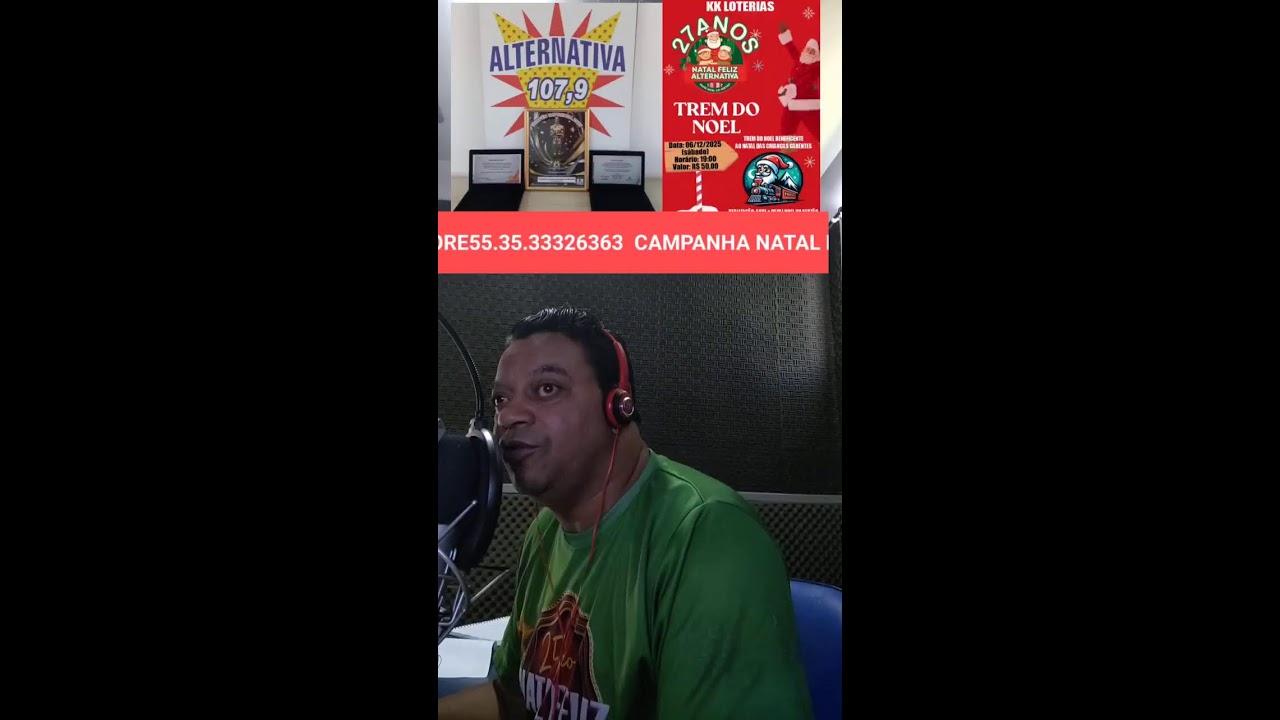 Transmissão ao vivo de Natan da rádio