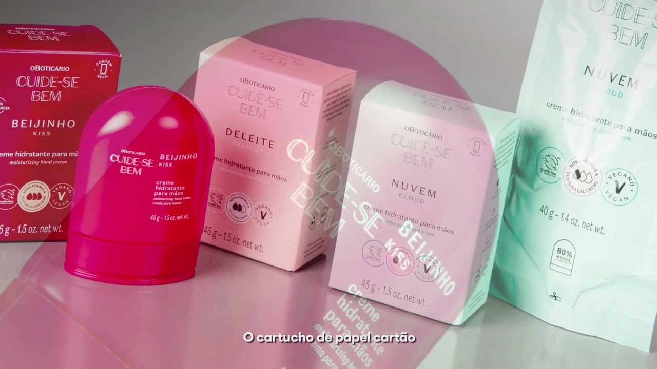 Creme de M&atilde;os Cuide-se Bem