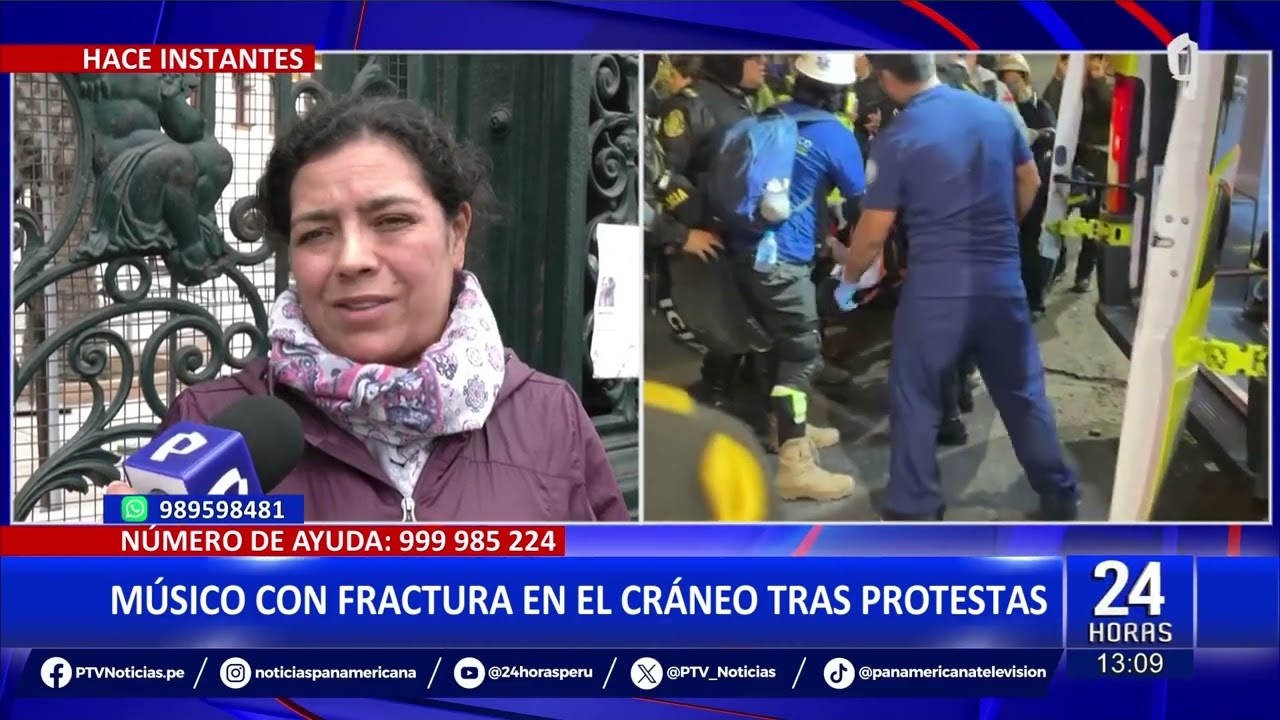 Joven termina con parte del cerebro destruido tras protestas de la “Generación Z”