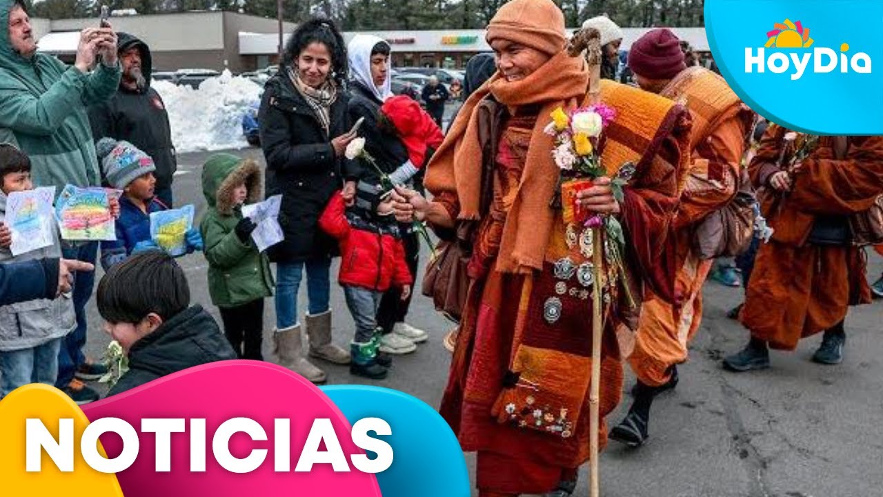 EN VIVO: Monjes budistas llegan a Washington, D.C., tras completar su Caminata por la Paz