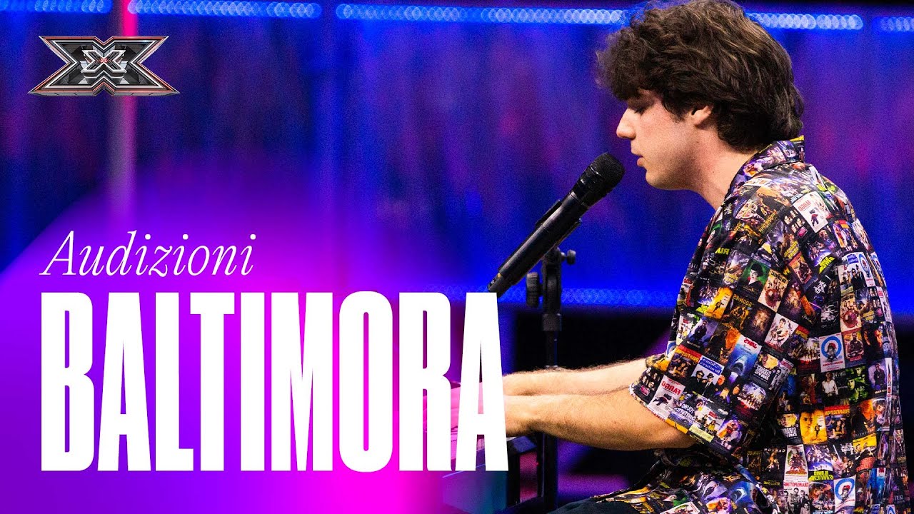 BALTIMORA da produttore a cantante con il suo inedito COLORE | X Factor 2021 - AUDIZIONI 3
