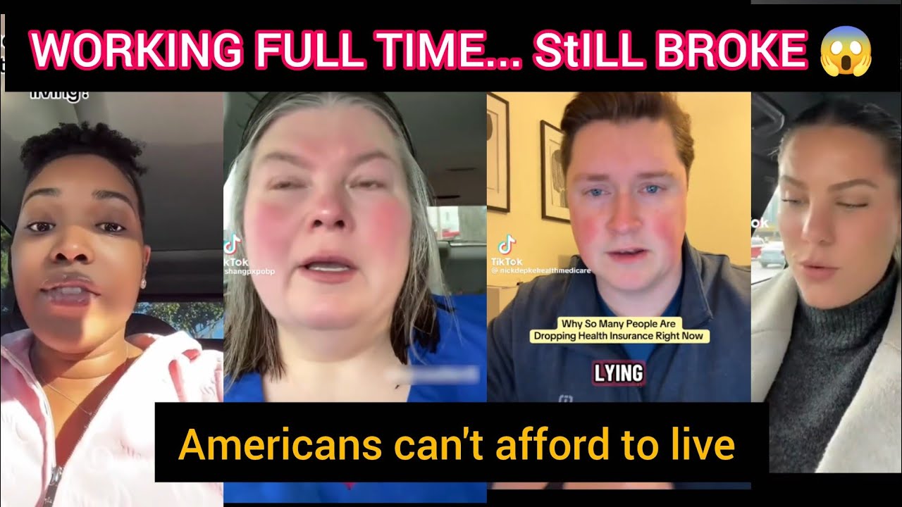 Working Full Time But Still Broke/ Americans Cost Of Living Crisis😱
