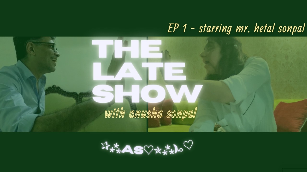 the late show w @hetalsonpal