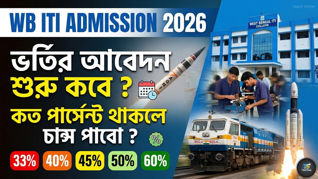 WB ITI ADMISSION 2026 || কত পার্সেন্ট থাকলে ITI চান্স পাবো ?