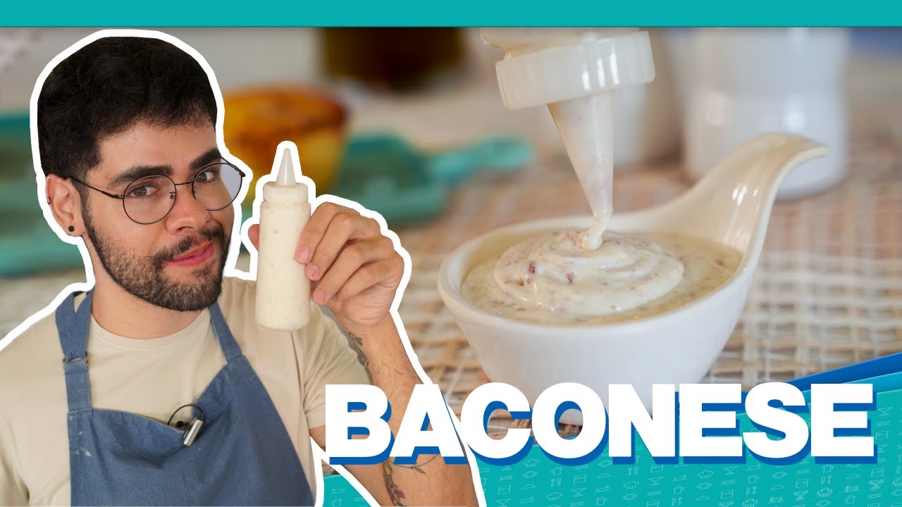 MAIONESE DE BACON SEM OVOS FÁCIL E DELICIOSA | BACONESE