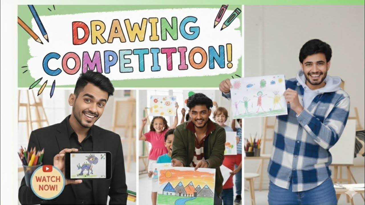 The ultimate Drawing Competition 😍 subscribe ❤️ 