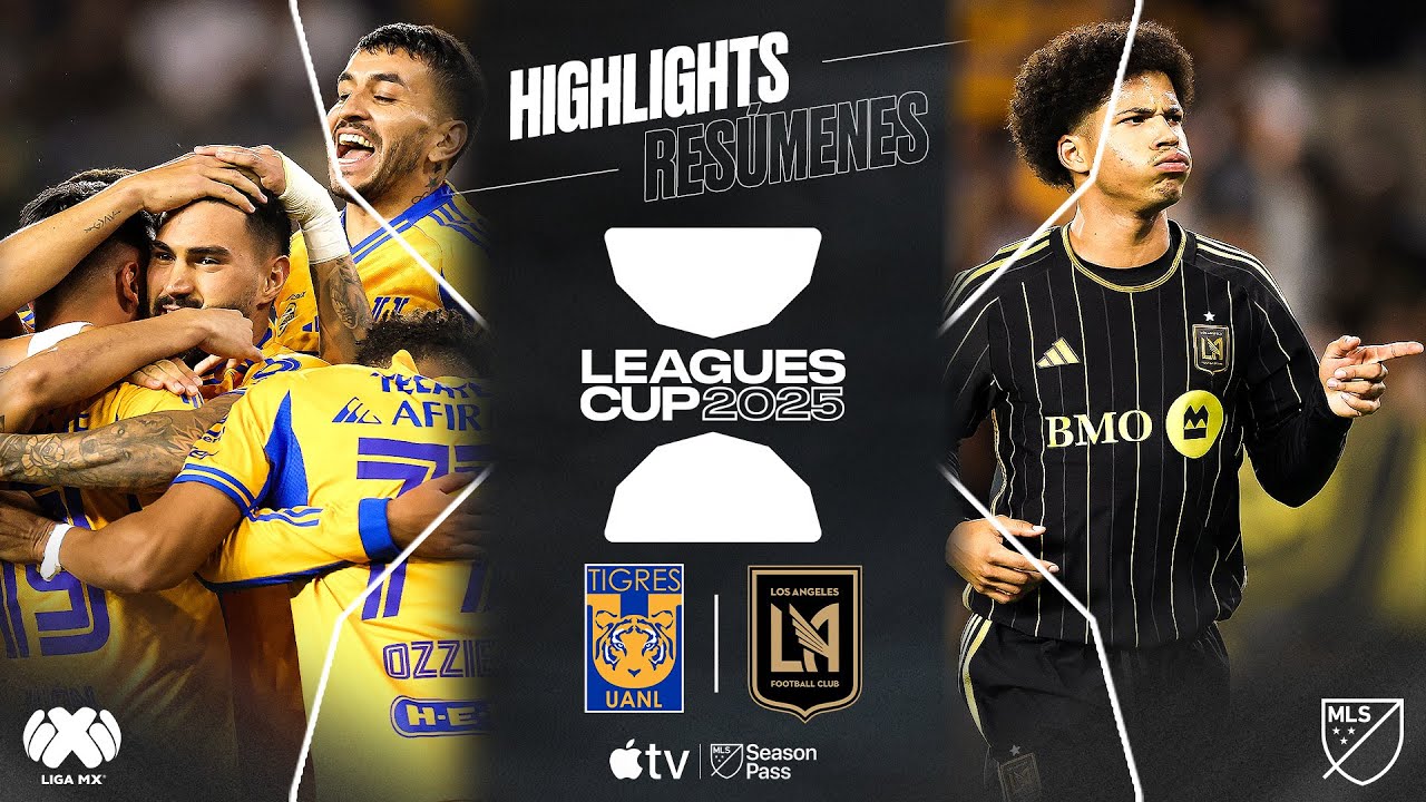 Club Tigres vs. LAFC | Leagues Cup | David Martínez BANGER Game-Winner!