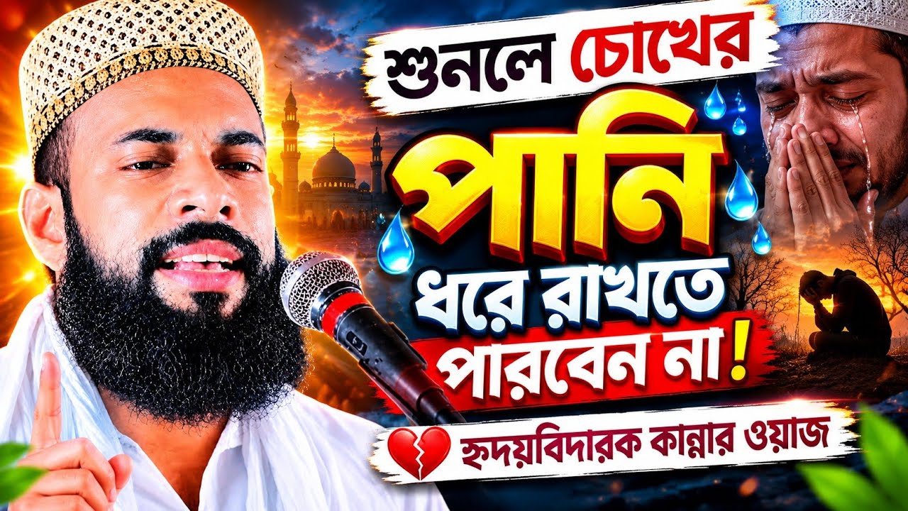Sanaullah Siddiqui waz | হৃদয় ছোঁয়া কান্নার ওয়াজ | পীরজাদা সানাউল্লাহ সিদ্দিকী ওয়াজ