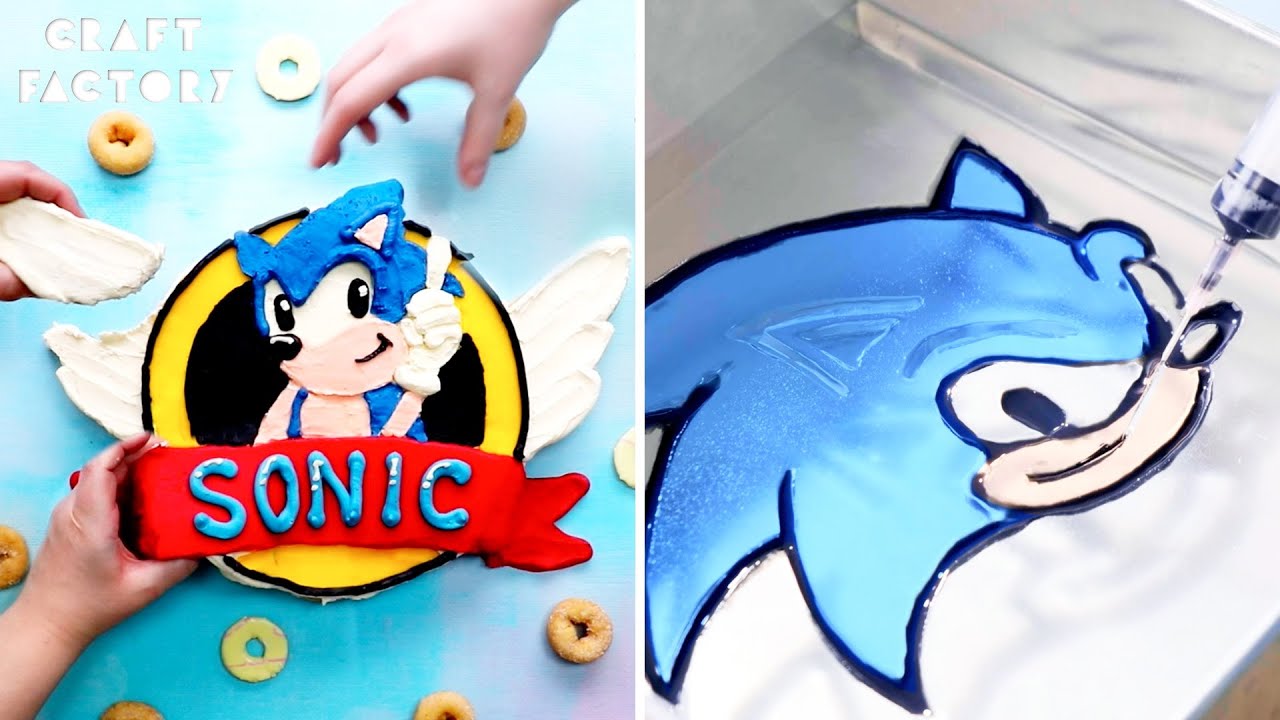 Sonic and friends Pull apart and jelly cakes!